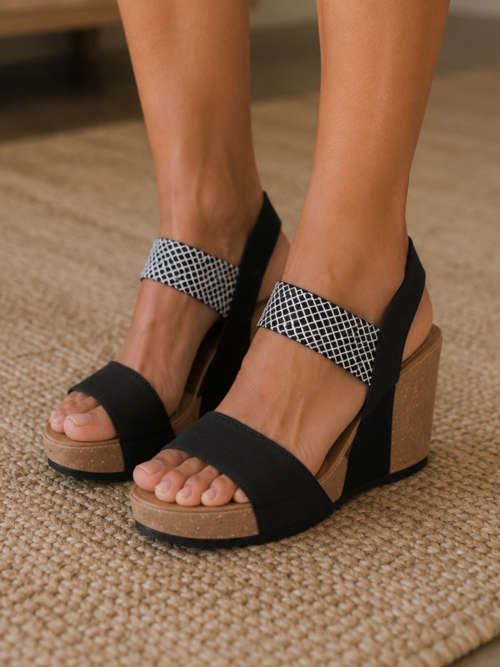 Strappy Wedges